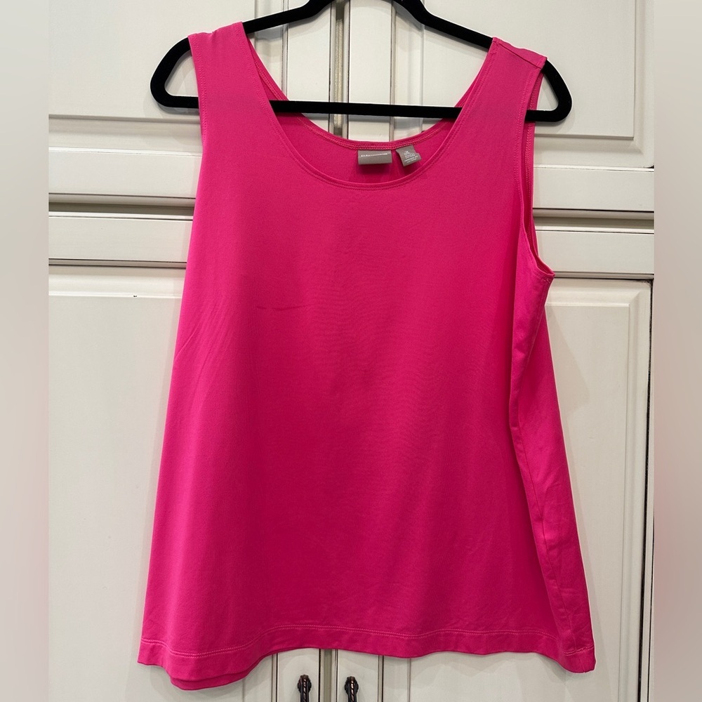 Chico's Pink Sleeveless Tank Top